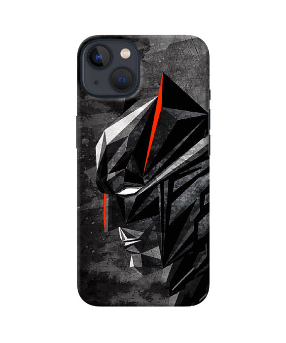 Batman black side face iPhone 13 Mini Back Cover