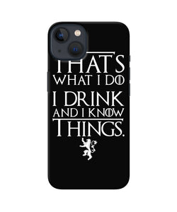 GOT quote iPhone 13 Mini Back Cover