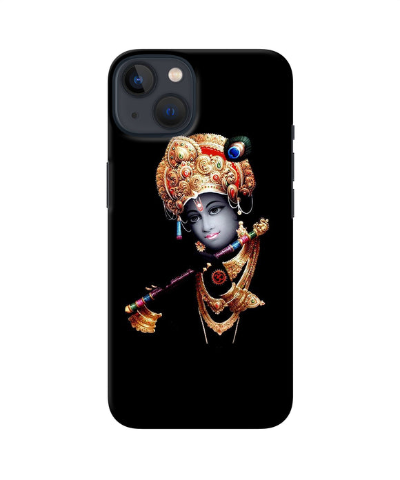 Lord krishna with fluet iPhone 13 Mini Back Cover