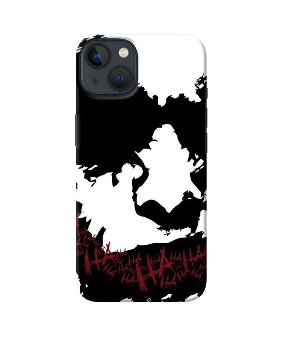 Black and white joker rugh sketch iPhone 13 Mini Back Cover