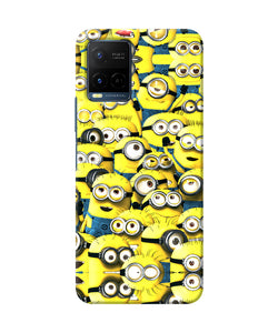 Minions mini crowd Vivo Y21/Y21s/Y33s Back Cover