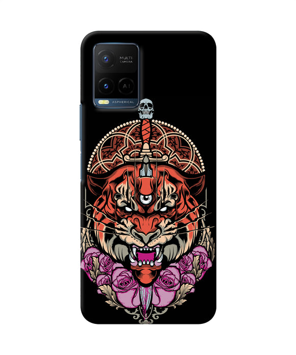 Abstract tiger Vivo Y21/Y21s/Y33s Back Cover