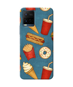 Abstract food print Vivo Y21/Y21s/Y33s Back Cover