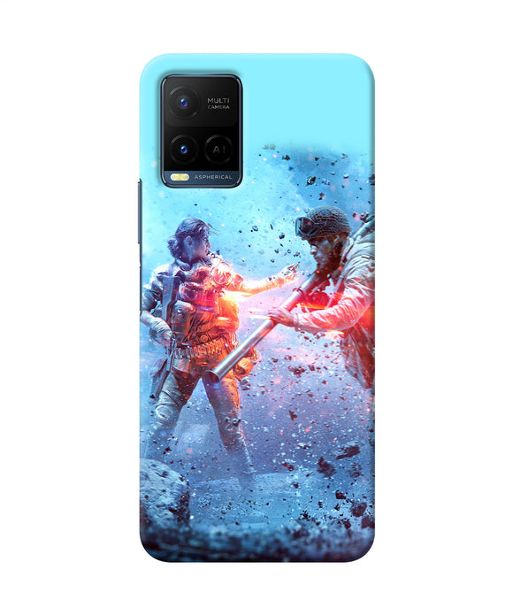 Pubg water fight Vivo Y21/Y21s/Y33s Back Cover