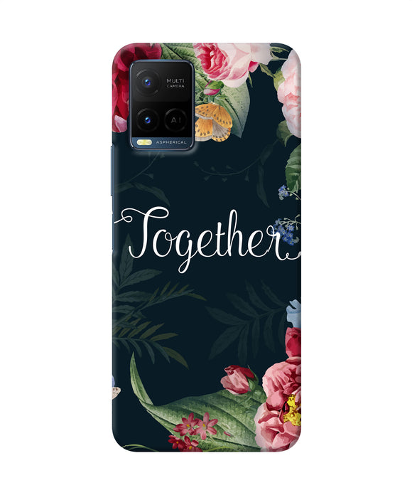 Together flower Vivo Y21/Y21s/Y33s Back Cover