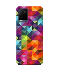 Abstract triangle pattern Vivo Y21/Y21s/Y33s Back Cover