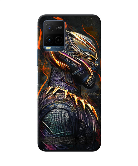 Black panther side face Vivo Y21/Y21s/Y33s Back Cover