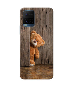 Teddy wooden Vivo Y21/Y21s/Y33s Back Cover