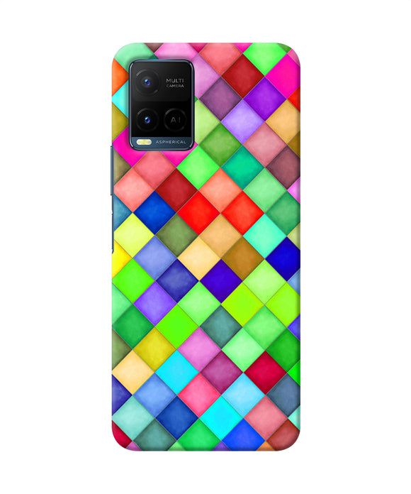 Abstract colorful squares Vivo Y21/Y21s/Y33s Back Cover