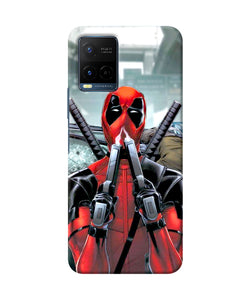 Deadpool with gun Vivo Y21/Y21s/Y33s Back Cover