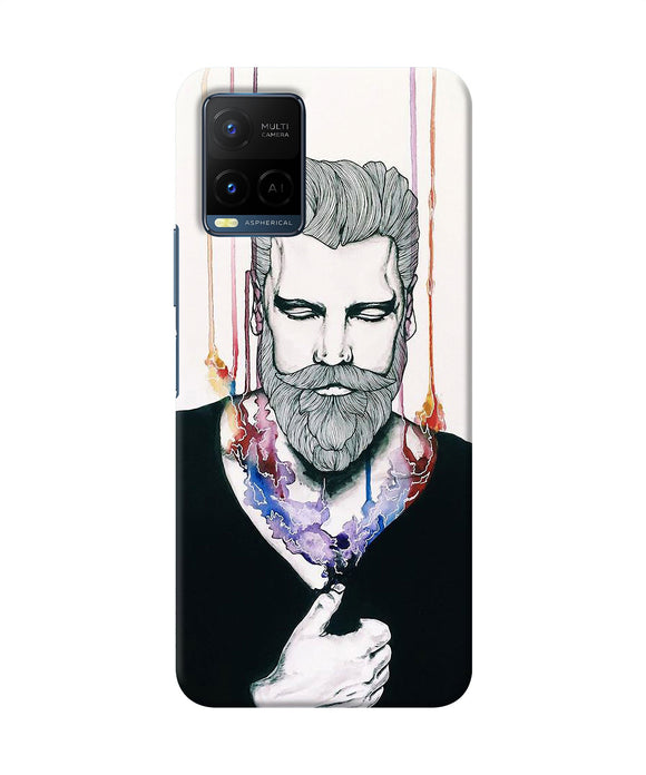 Beard man character Vivo Y21/Y21s/Y33s Back Cover