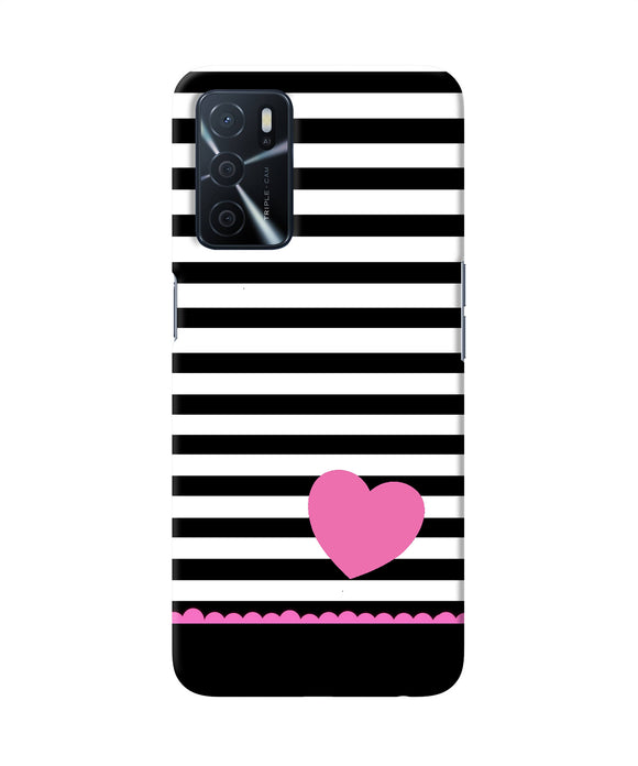 Abstract heart Oppo A16 Back Cover