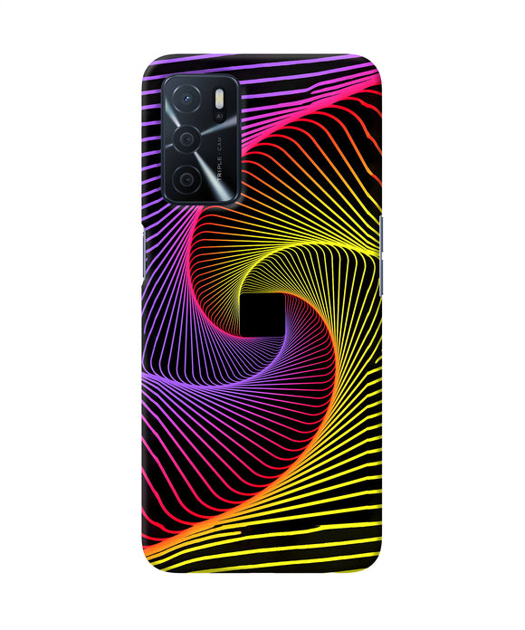 Colorful Strings Oppo A16 Back Cover