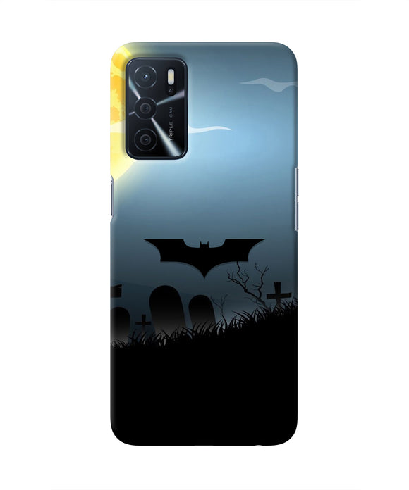 Batman Scary cemetry Oppo A16 Real 4D Back Cover
