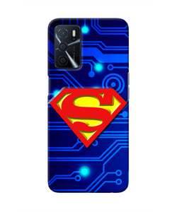 Superman Abstract Oppo A16 Real 4D Back Cover