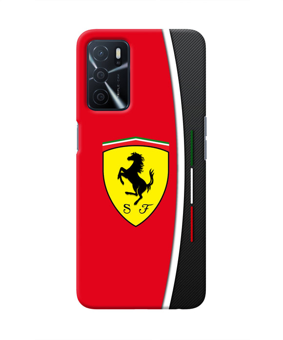 Ferrari Abstract Oppo A16 Real 4D Back Cover
