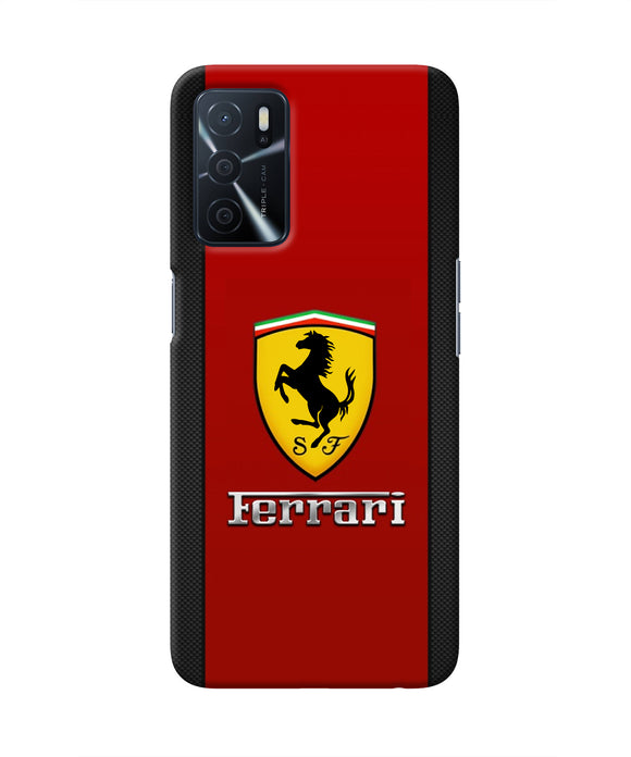 Ferrari Abstract Oppo A16 Real 4D Back Cover