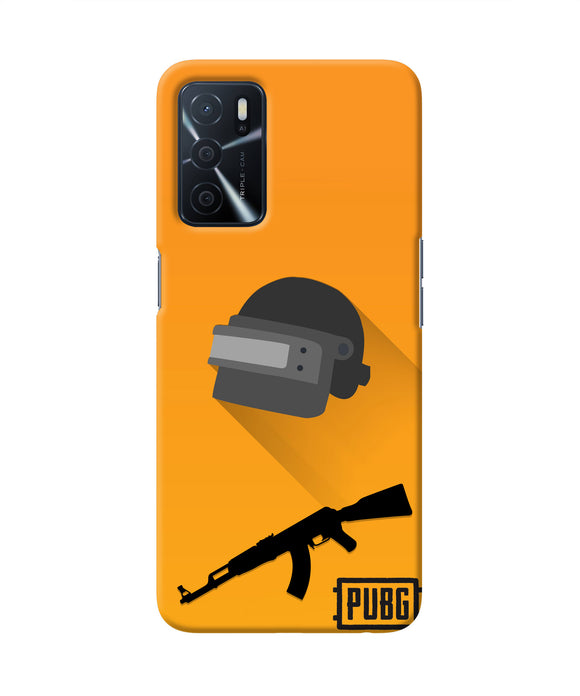 PUBG Helmet and Gun Oppo A16 Real 4D Back Cover