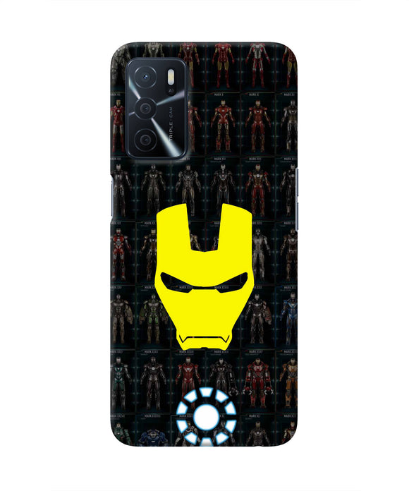 Iron Man Suit Oppo A16 Real 4D Back Cover