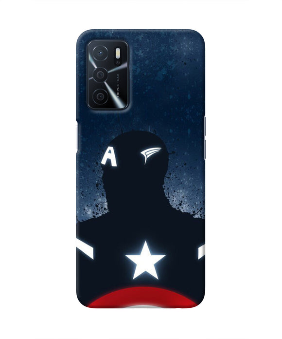Captain america Shield Oppo A16 Real 4D Back Cover