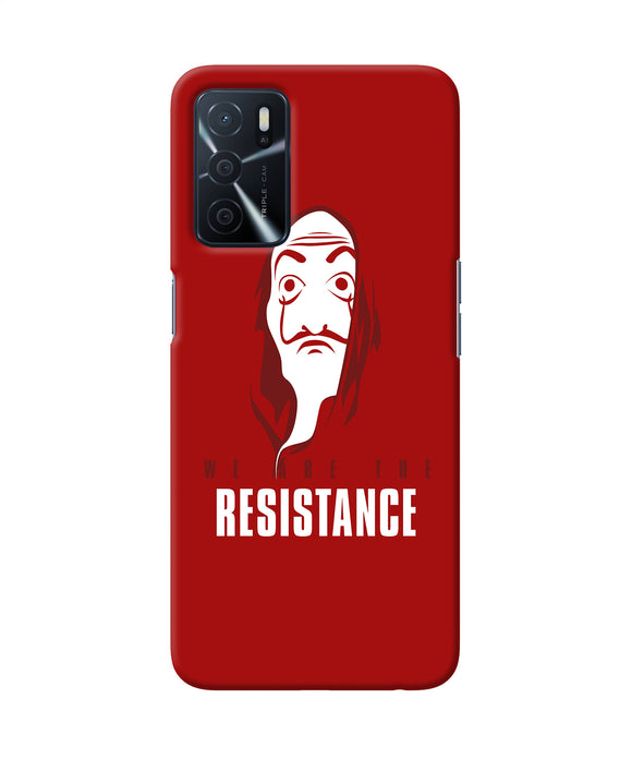 Money Heist Resistance Quote Oppo A16 Back Cover