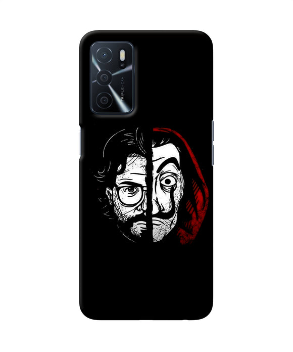 Money Heist Professor Mask Sketch Oppo A16 Back Cover