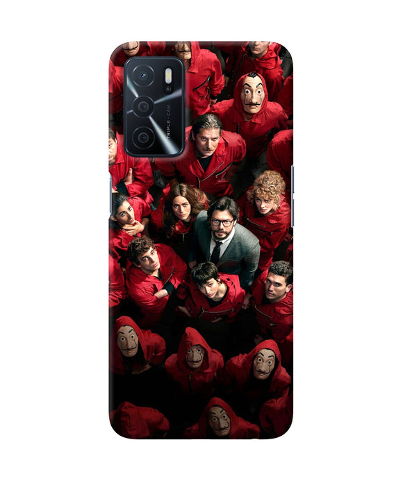 Money Heist Professor with Hostages Oppo A16 Back Cover