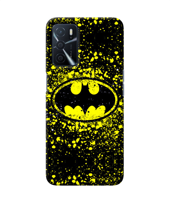 Batman last knight print yellow Oppo A16 Back Cover