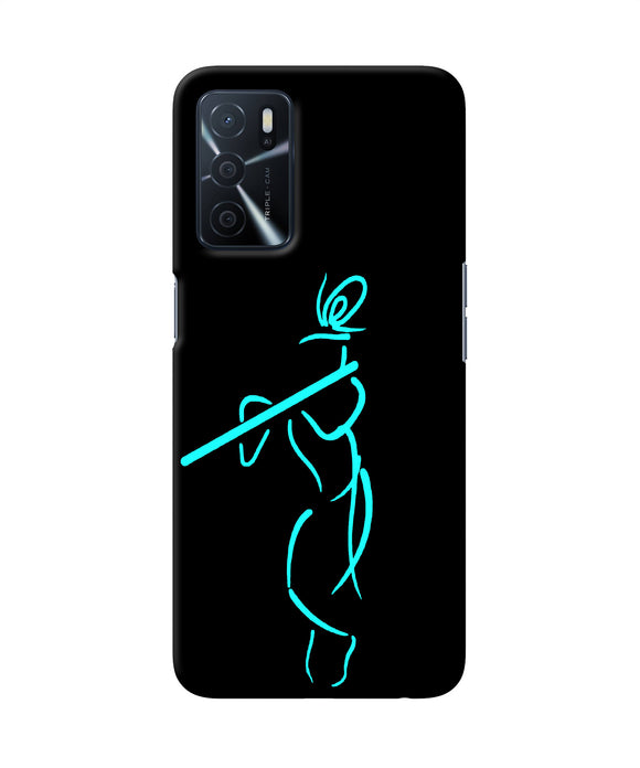 Lord krishna sketch Oppo A16 Back Cover