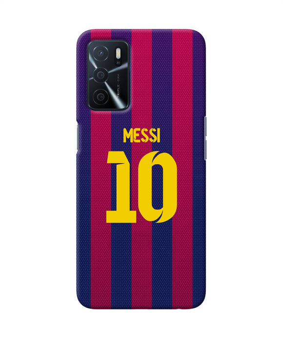 Messi 10 tshirt Oppo A16 Back Cover