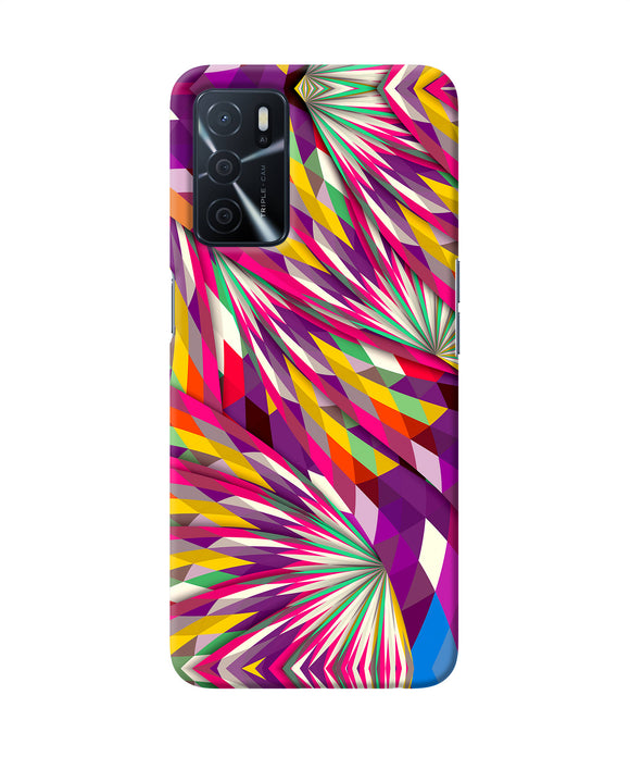Abstract colorful print Oppo A16 Back Cover