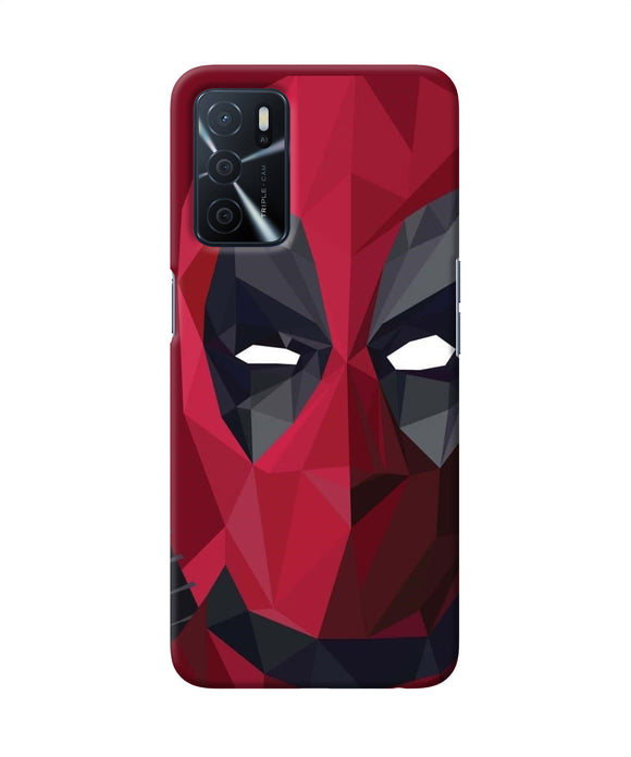 Abstract deadpool mask Oppo A16 Back Cover