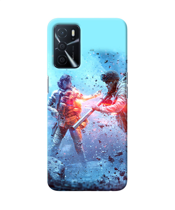 Pubg water fight Oppo A16 Back Cover