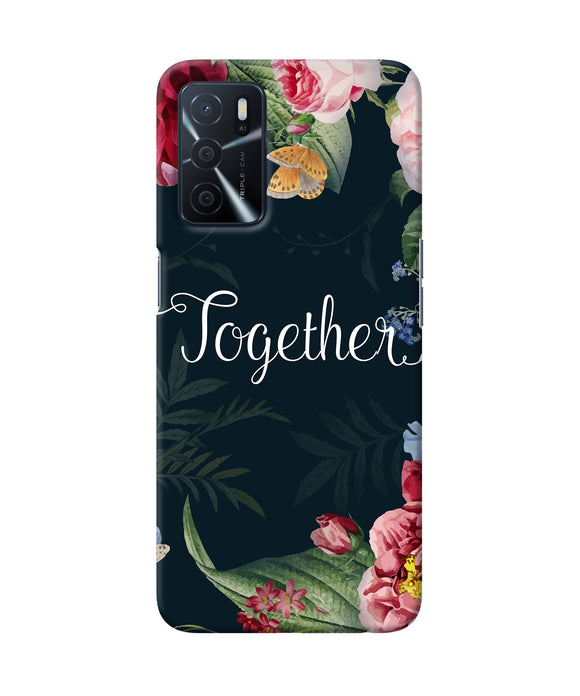 Together flower Oppo A16 Back Cover