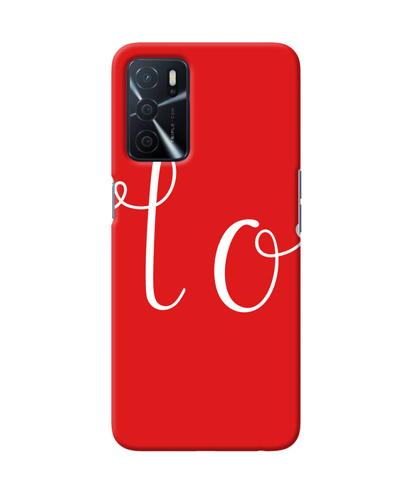 Love one Oppo A16 Back Cover