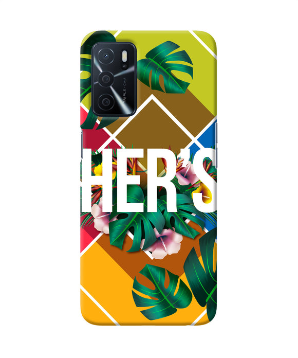 His her two Oppo A16 Back Cover