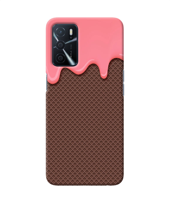 Waffle cream biscuit Oppo A16 Back Cover