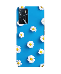 White flowers Oppo A16 Back Cover