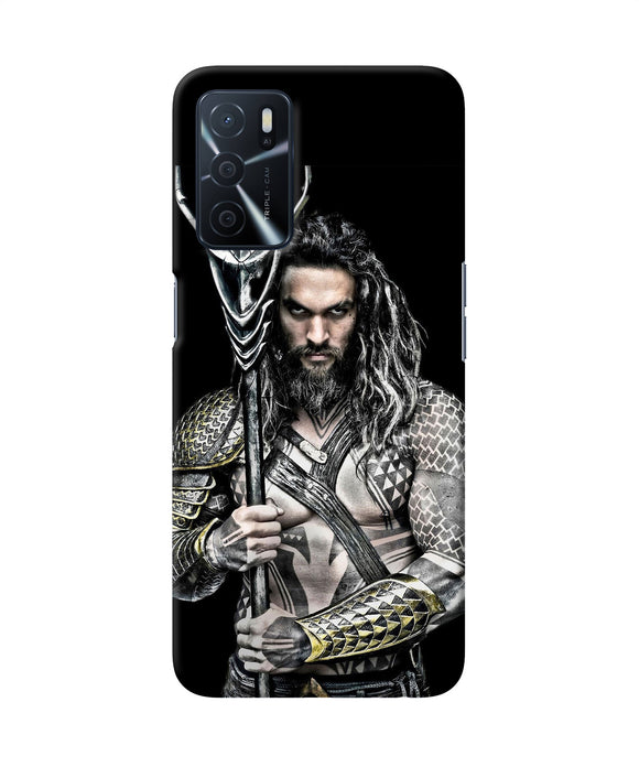Aquaman trident black Oppo A16 Back Cover