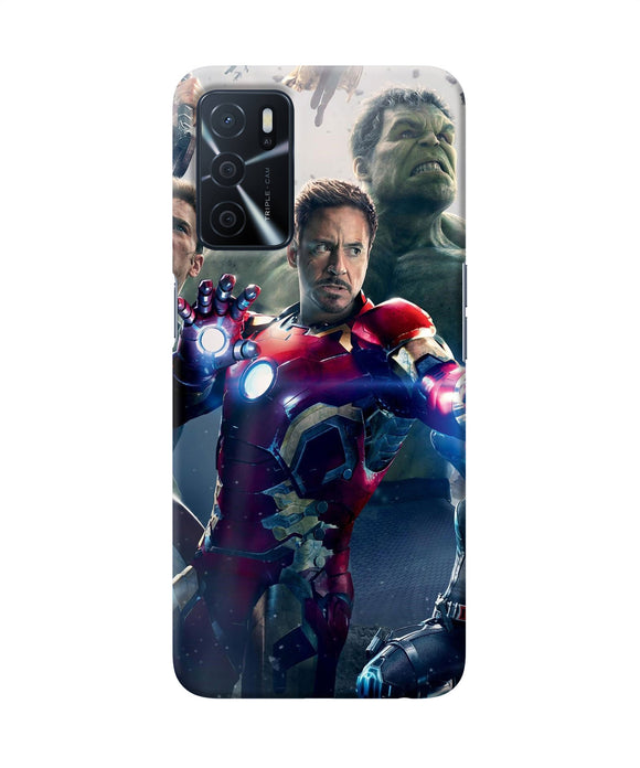 Avengers space poster Oppo A16 Back Cover