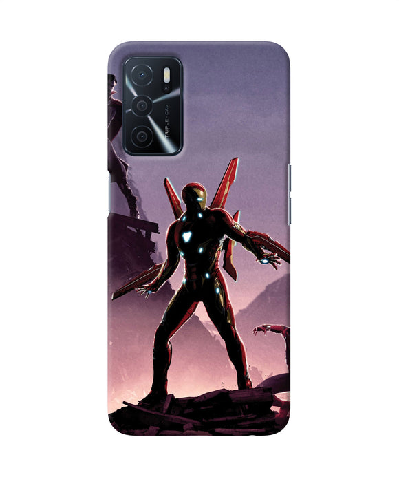 Ironman on planet Oppo A16 Back Cover