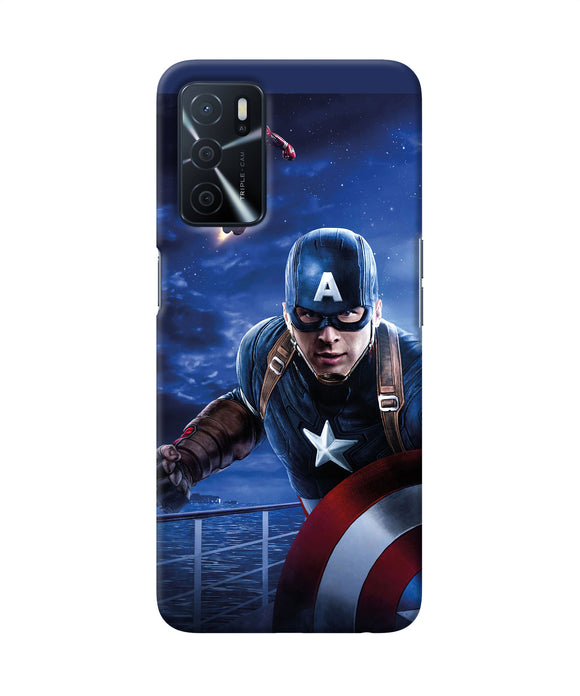 Captain with ironman Oppo A16 Back Cover