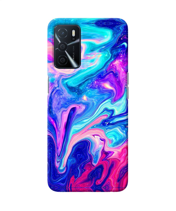 Abstract colorful water Oppo A16 Back Cover