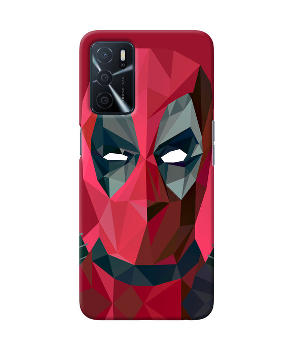 Abstract deadpool full mask Oppo A16 Back Cover