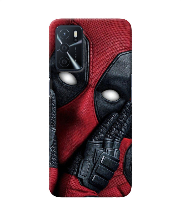 Thinking deadpool Oppo A16 Back Cover