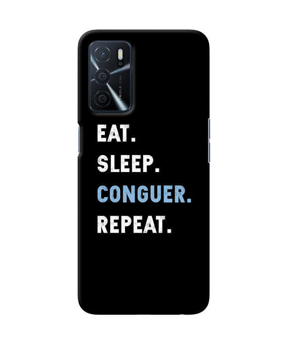 Eat sleep quote Oppo A16 Back Cover