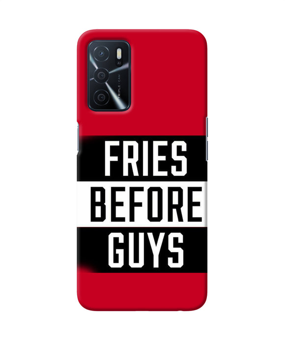 Fries before guys quote Oppo A16 Back Cover