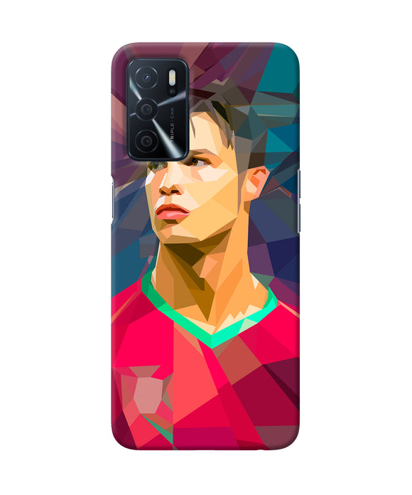 Abstract ronaldo Oppo A16 Back Cover