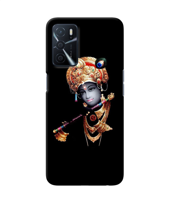 Lord krishna with fluet Oppo A16 Back Cover