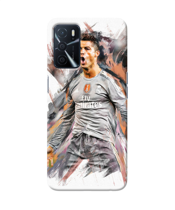 Ronaldo poster Oppo A16 Back Cover